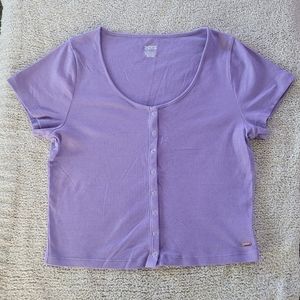 VS PINK Ribbed Crop Top XL